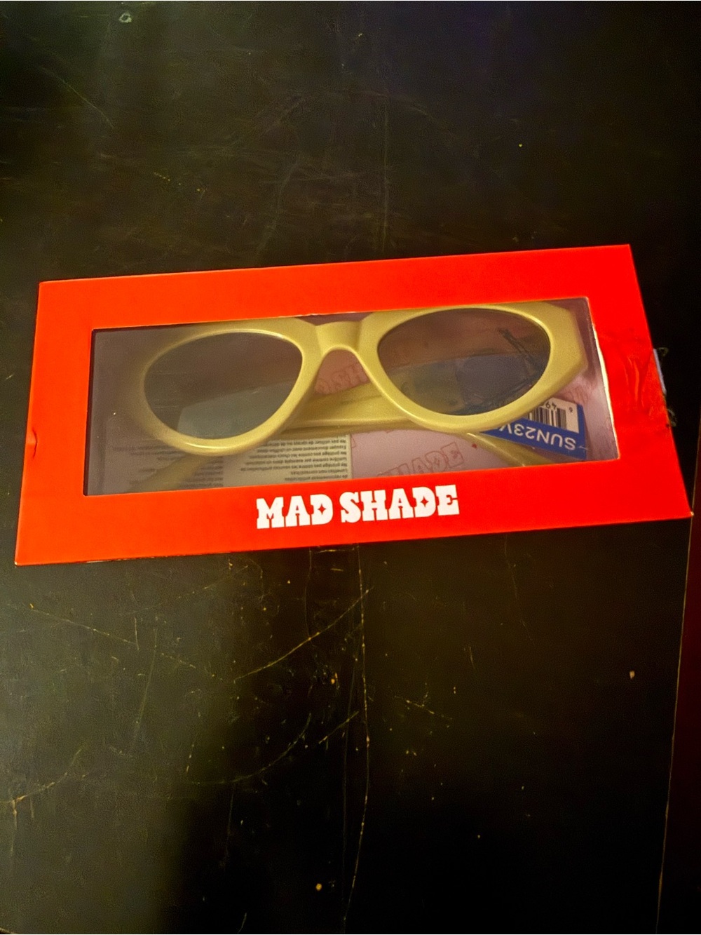 Mad Shade Sunglasses in Pale Yellow